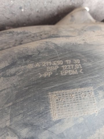 Подкрылок заднего крыла, левый A2116901730 MERCEDES