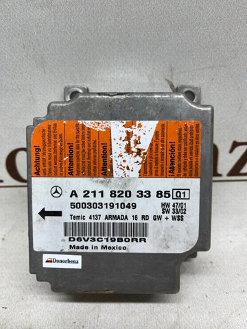 A2118203385 MERCEDES Модуль-процессор управления подушкой безопасности (ЭБУ AIRBAG) купить в Ужгород