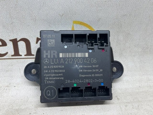 Блок комфорта задней двери A2129004206 MERCEDES