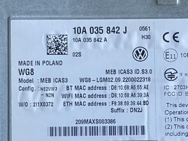 VAG 10A035842J в наличии Ровно