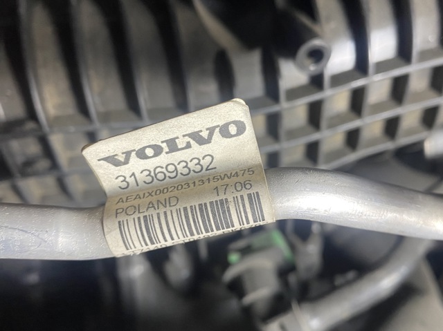 Шланг кондиционера, от радиатора к испарителю 31369332 VOLVO