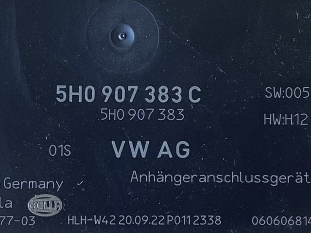 VAG 5H0907383C Блок управления фаркопом в наличии Тернополь