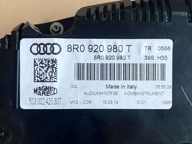 8R0920980T VAG Панель приборов купить в Одесса