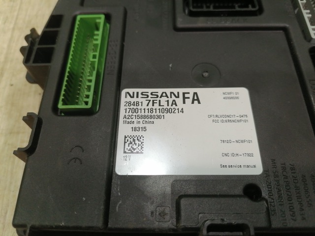 NISSAN 284B17FL1A Блок комфорта в наличии Днепр