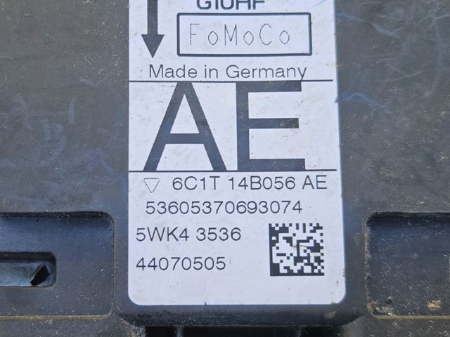 Модуль-процессор управления подушки безопасности 6C1T14B056AE FORD