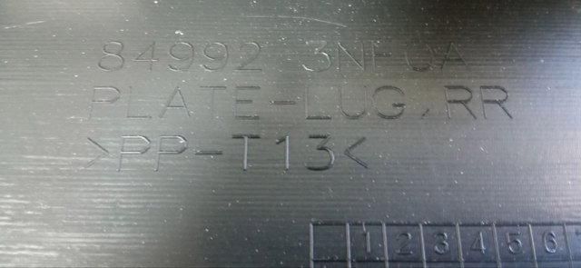 NISSAN 849923NF0A Облицовка задней панели багажника в наличии Днепр