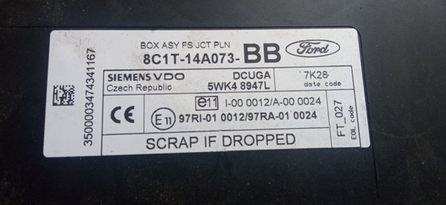 FORD 8C1T14A073 в наличии Львов