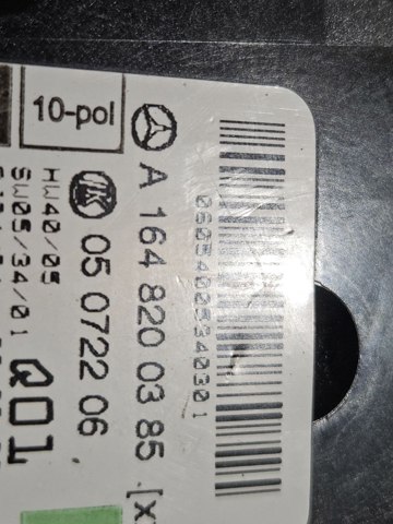 Блок комфорта A1648200385 MERCEDES