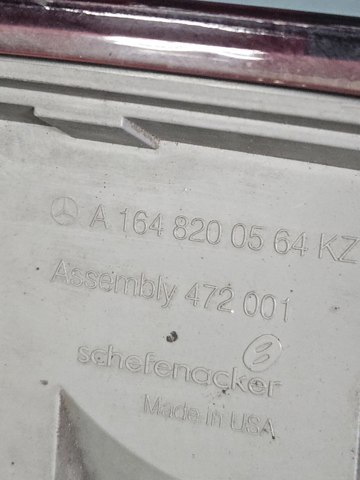1648200564 MERCEDES Фонарь задний левый купить в Полтава
