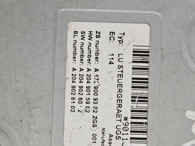 A1729009302 MERCEDES Блок управления мультимедийный купить в Винница