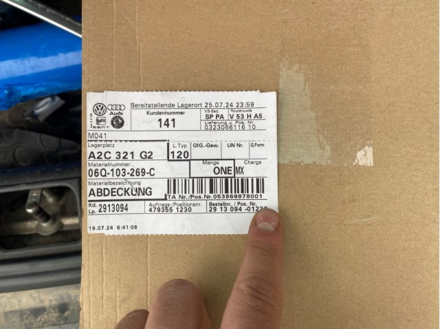 06Q103269C VAG купить в Каменское