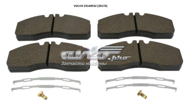 23149532 VOLVO Колодки тормозные передние дисковые купить в Киев