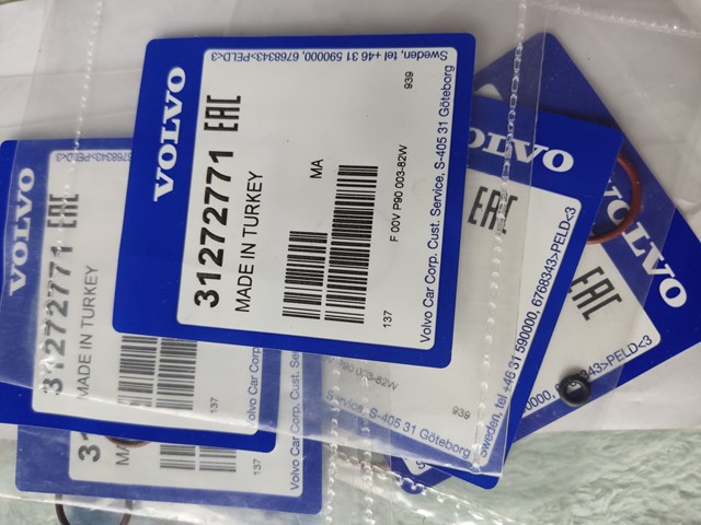 Комплект форсунок 31272771 VOLVO