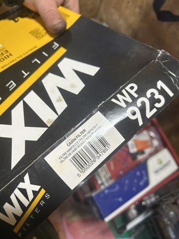 WIX WP9231 Фильтр салона в наличии Хмельницкий