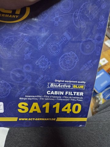 SCT SA1140 Фильтр салона в наличии Полтава