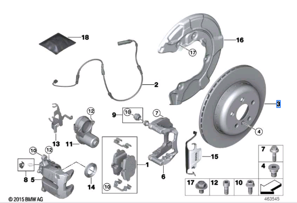 34216860925 BMW Диск тормозной задний купить в Запорожье