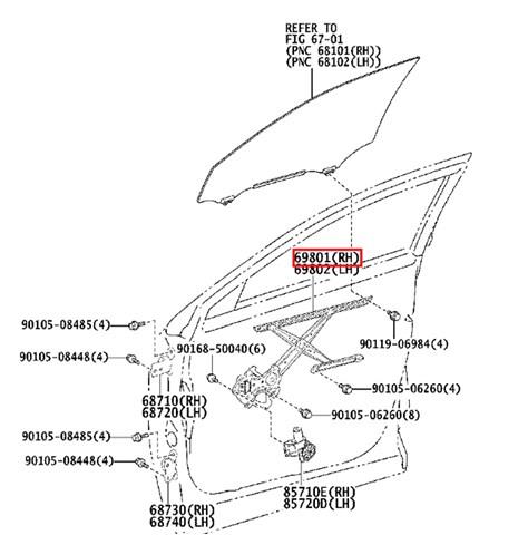 6980178010 TOYOTA Механизм стеклоподъемника двери задней правой купить в Ровно