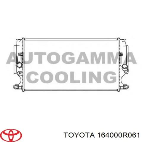 Радиатор охлаждения 164000R061 TOYOTA