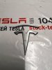 1 эмблема "т" крышки багажника tesla model x 1047854-00-a 1047854-00-A