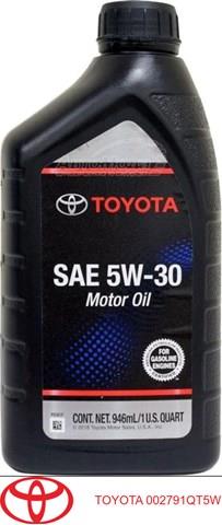 Toyota motor oil 5w30 (америка) (0.946 л.) 002791QT5W