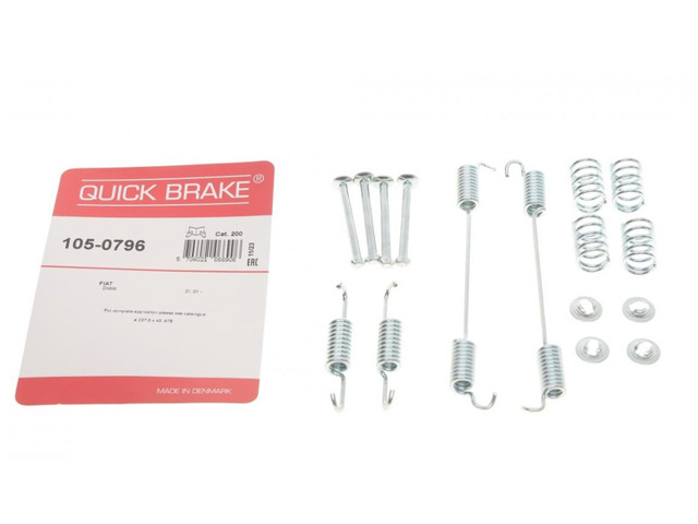Монтажный комплект задних барабанных колодок 1050796 QUICK BRAKE
