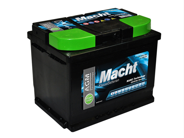 Акумулятор macht agm 60 ah 680 a 242x175x190
