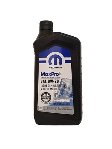 Mopar maxpro 0w-20 68218950AB