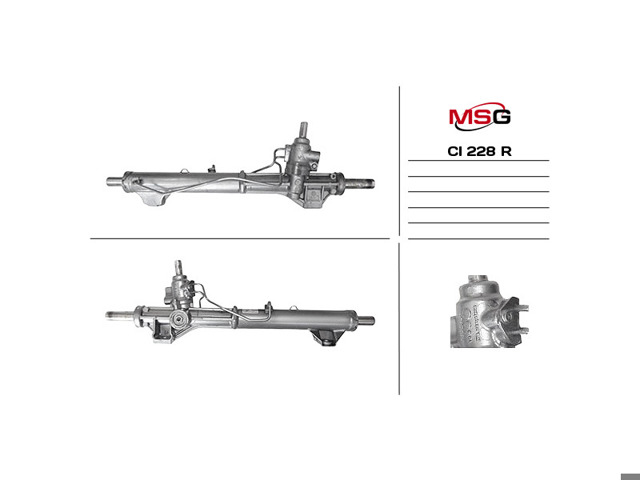 Рулевая рейка CI228R MSG Rebuilding
