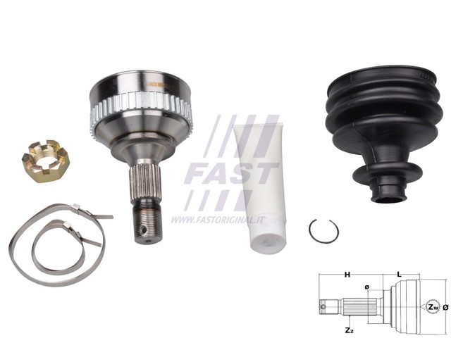 FT25088K FAST ШРУС наружный передний купить в Хмельницкий