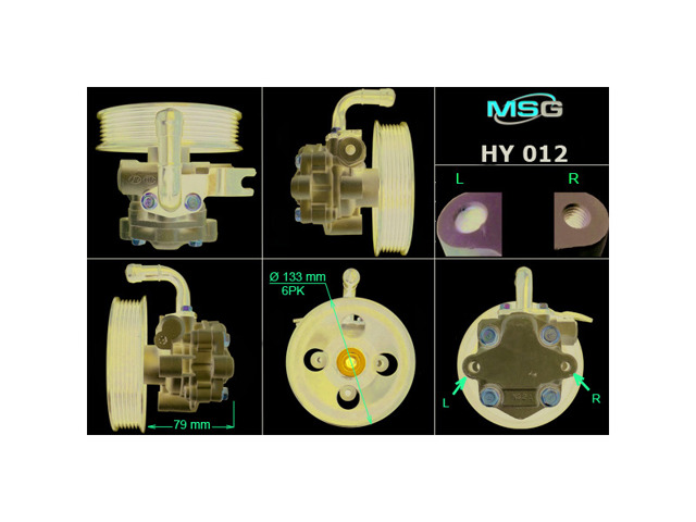 Помпа ГУР HY012 MS GROUP