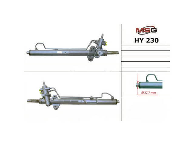 Рейка рулевая HY230 MS GROUP