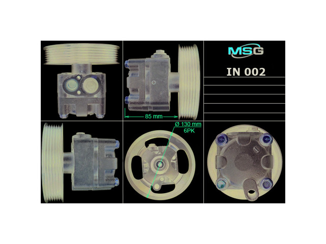 MS GROUP IN002 Насос ГУР в наличии Павлоград