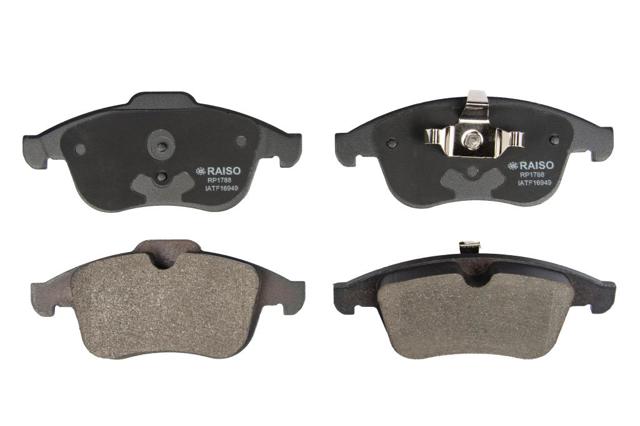 Колодки тормозные передние дисковые RP1788 RAISO