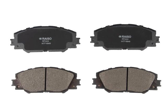 Колодки тормозные дисковые комплект RP3424 RAISO