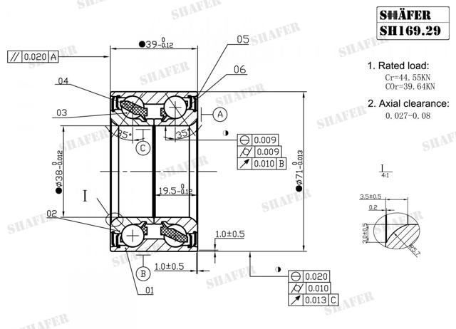 SH16929 Подшипник ступицы передней купить Ужгород