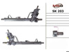 Рулевая рейка SK203 MS GROUP
