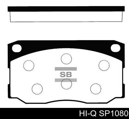 Колодки передние SP1080 HI-Q