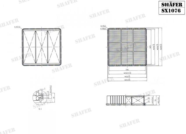 Фильтр воздушный Митсубиси Паджеро PININ