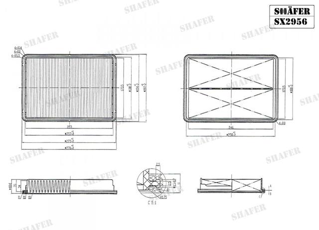 SX2956 Фильтр воздушный купить Ровно
