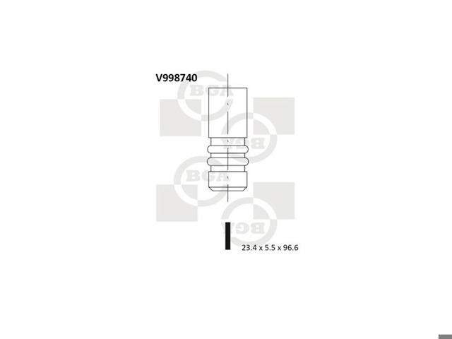 Выхлопной клапан V998740 BGA