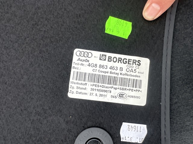 4G8863463BQA5 VAG Облицовка багажного отсека нижняя купить в Николаев