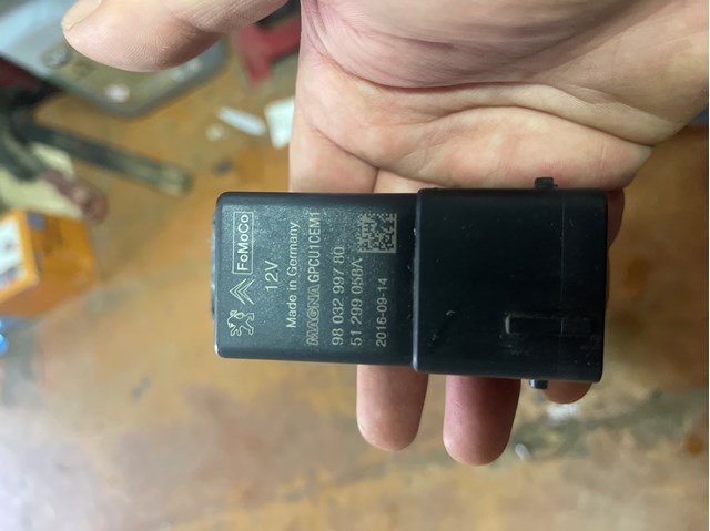 Реле управления 9803299780 PEUGEOT