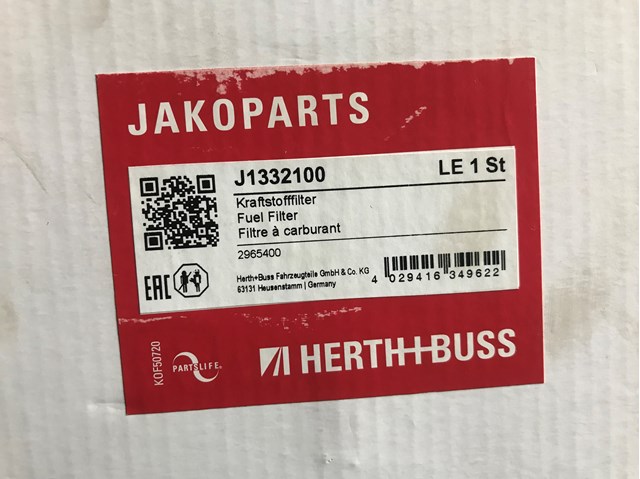 JAKOPARTS J1332100 Топливный фильтр в наличии Черновцы