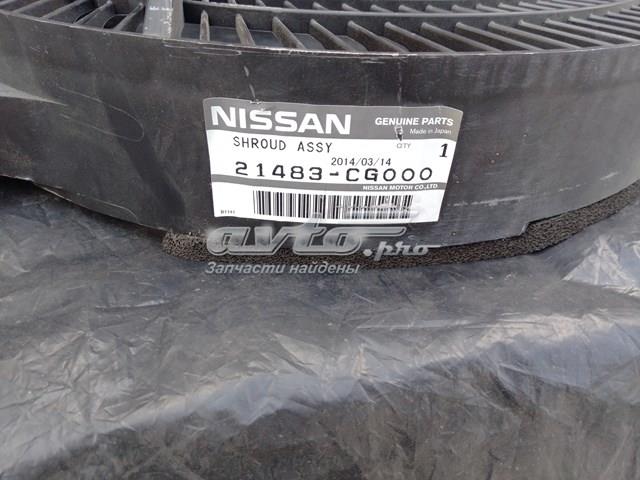 21483CG000 NISSAN Диффузор радиатора кондиционера купить в Украина