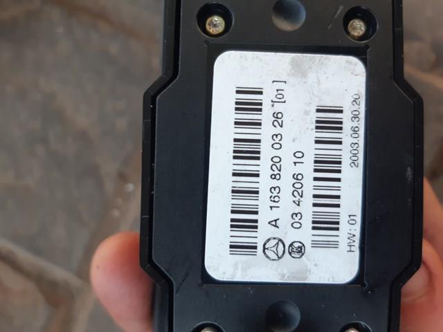 MERCEDES A1638200326 Кнопочный блок управления стеклоподъемником задний в наличии Николаев