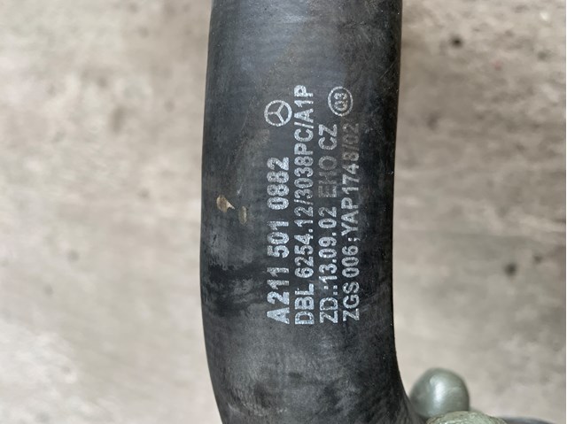 MERCEDES A2115010882 Шланг (патрубок) радиатора охлаждения нижний в наличии Харьков