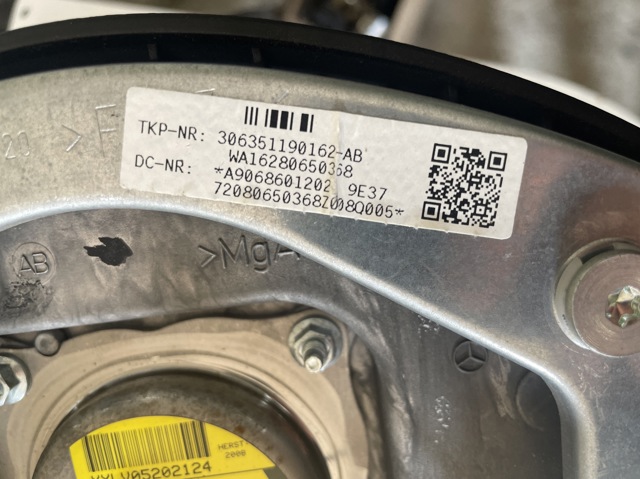 A9068601202 Подушка безопасности (AIRBAG) водительская купить Днепр