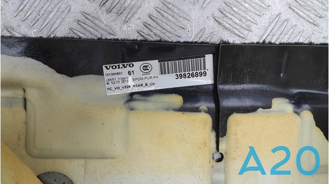 Покрытие напольное салона, заднее 39826899 VOLVO