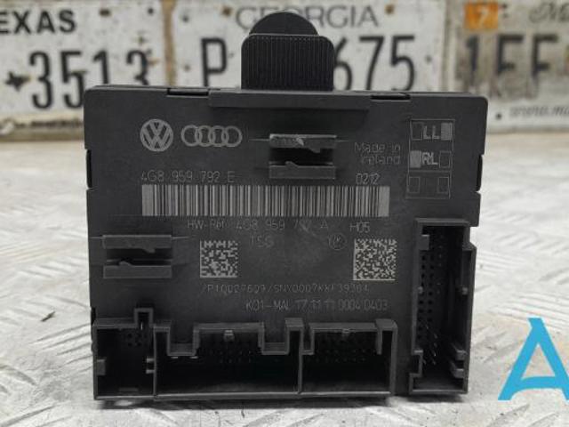 Блок комфорта передней двери 4G8959792E VAG