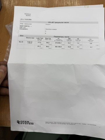 BOSCH 0445110087 Форсунка впрыска топлива в наличии Тернополь